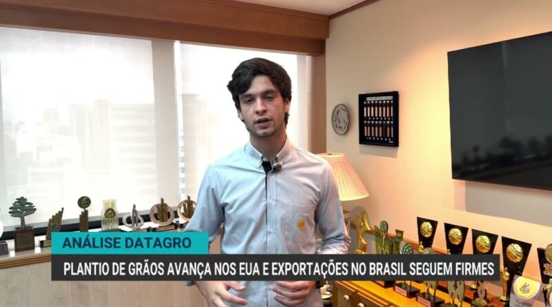 Avanço do plantio de soja e milho nos EUA e exportações brasileiras firmes