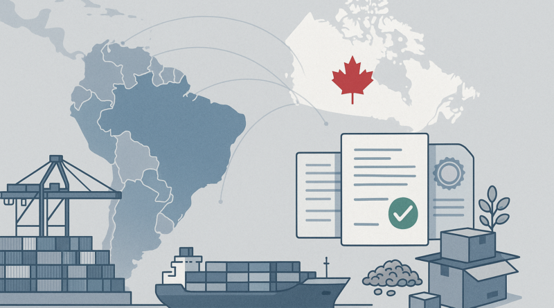 Brasil e Canadá avançam em rodada técnica do acordo Mercosul-Canadá