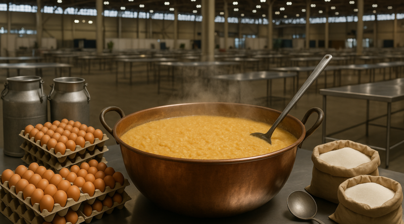 Fenasul Expoleite abre edição 2026 com preparo de ambrosia gigante em Esteio