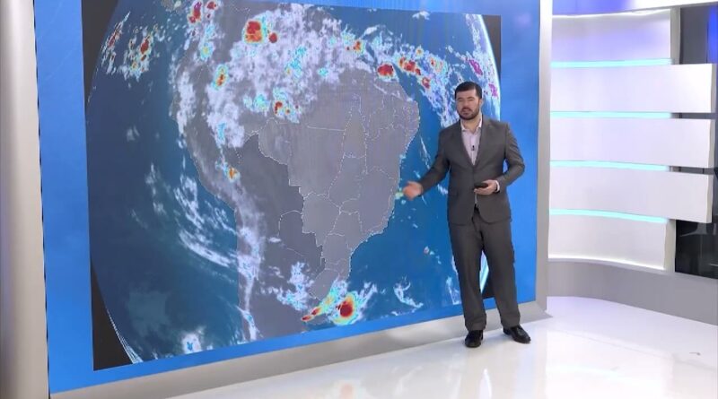 Frente fria traz chuvas e queda de temperaturas a partir de quinta-feira