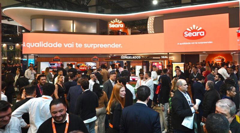 Estande da Seara na APAS SHOW 2026 mostra os lançamentos da empresa de proteína animal