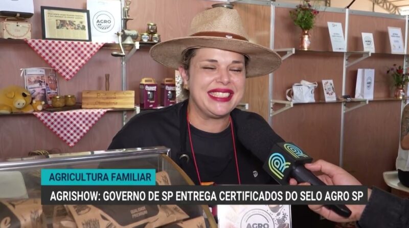 Governo de SP entrega certificados do Selo Agro SP na Agrishow 2026
