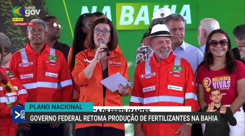 Governo federal retoma produção de fertilizantes na Bahia com investimento de R$ 100 milhões