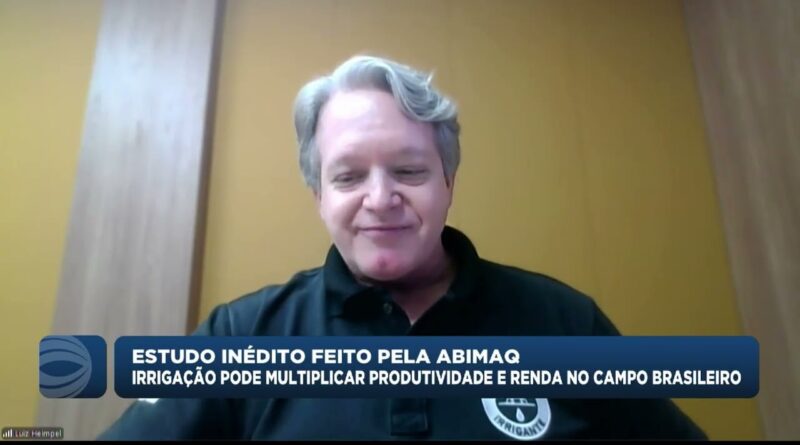 Irrigação pode aumentar produtividade e renda no campo brasileiro