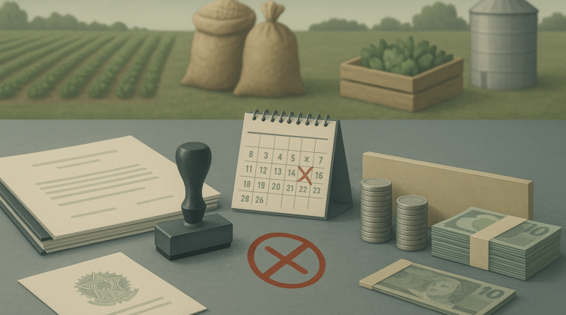 Medida provisória sobre crédito extra de R$ 190 milhões à agricultura familiar perde validade
