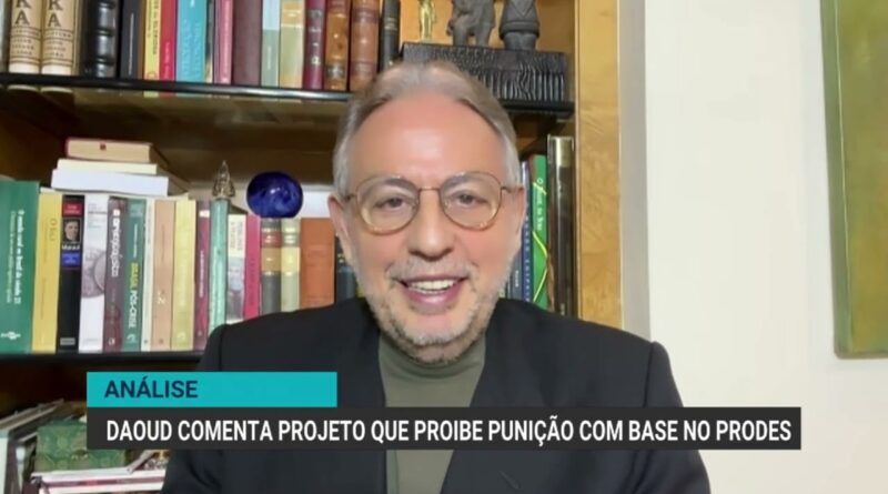 Miguel Daoud defende projeto que proíbe punição a produtores rurais