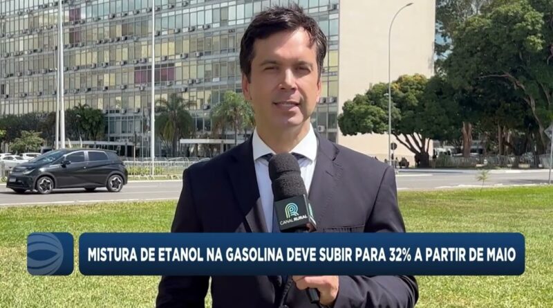 Mistura de etanol na gasolina deve subir para 32% a partir de maio