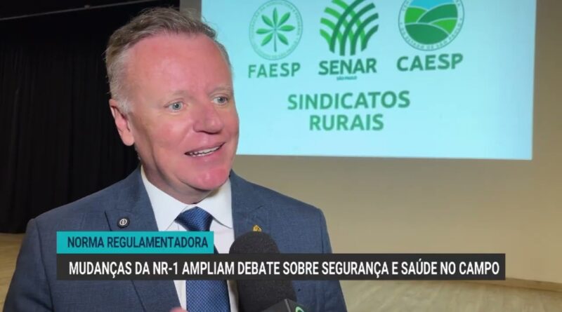 Mudanças na norma regulamentadora 1 ampliam segurança no campo