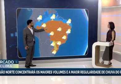 Previsão do tempo: chuvas intensas no norte e seca no centro-sul
