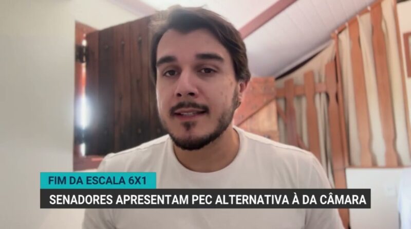 Senadores apresentam PEC alternativa ao fim da escala 6×1 da Câmara