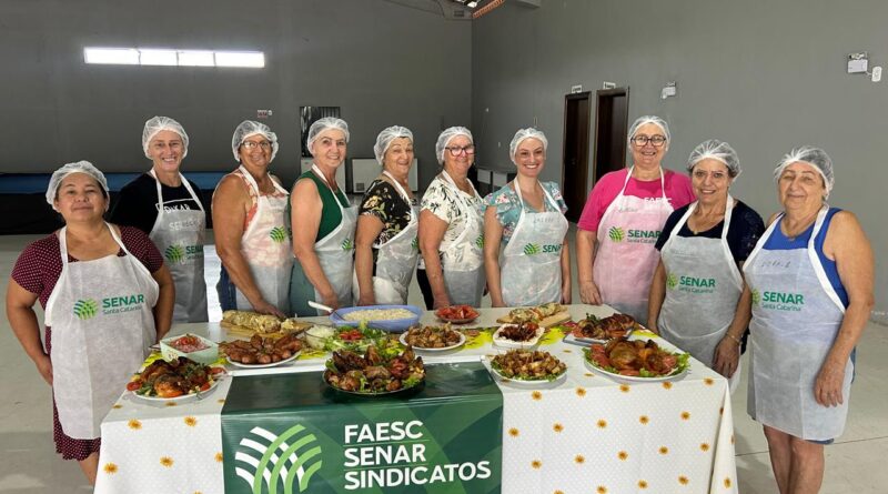 Treinamento de Processamento de Carne de Frango realizado em abril, no município de Nova Erechim, em parceria com o Sindicato de Pinhalzinho