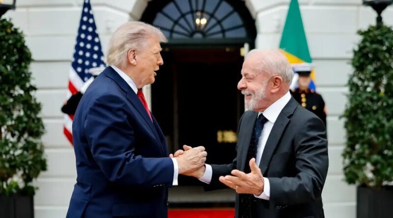 trump e lula - reunião na Casa Branca - 7 de maio