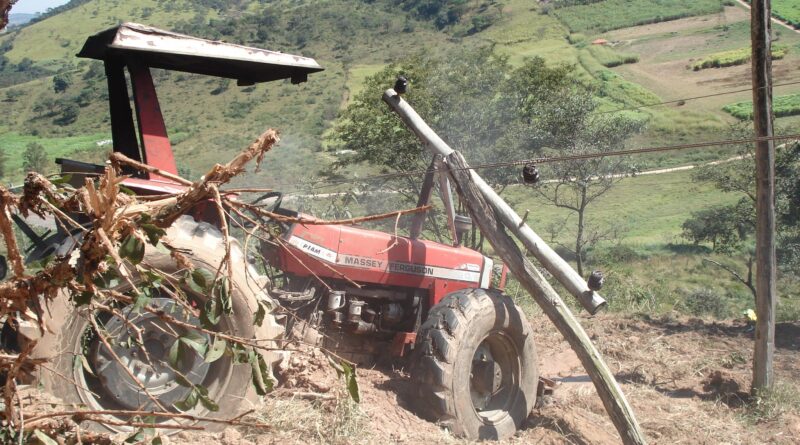acidente rural