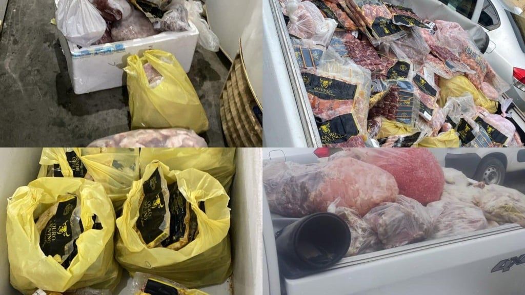 carne imprópria apreendida em Lauro de Freitas