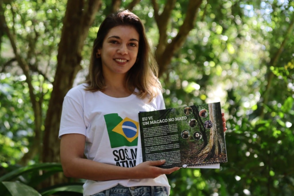 Pesquisadora Samara Querubini - Primatas