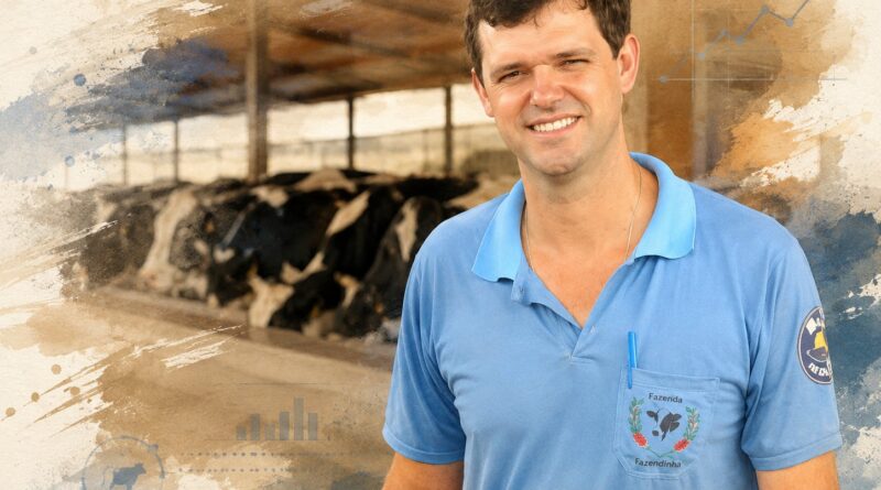Produtor de leite de Três Corações (MG) diz ter sido criado para não seguir os passos da família. Agora, a fazenda dele figura entre as mais produtivas do país