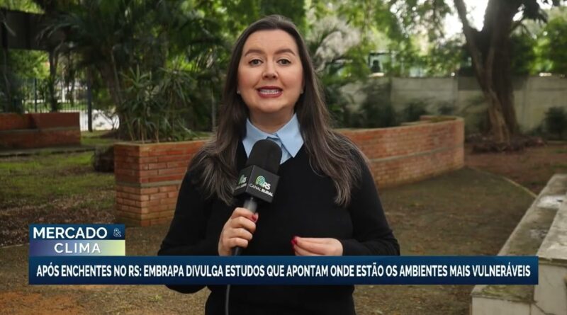 Embrapa divulga estudos sobre vulnerabilidades após enchentes no RS