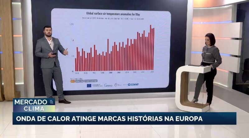 Europa registra calor histórico de 44,3°C enquanto Sul do Brasil enfrenta -8,7°C