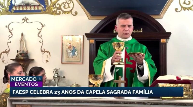 Faesp celebra 23 anos da Capela Sagrada Família em São Paulo