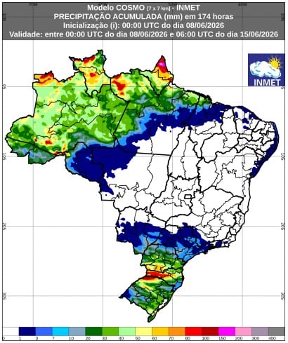 mapa de chuva