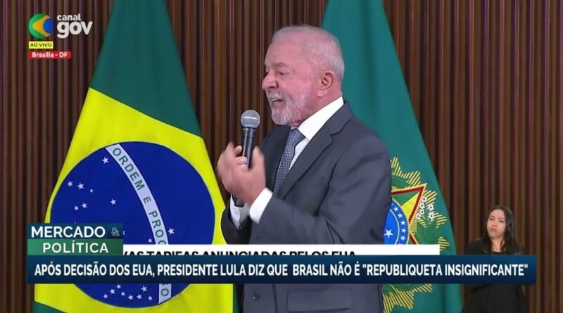 Lula critica tarifas dos EUA e defende Brasil como potência global