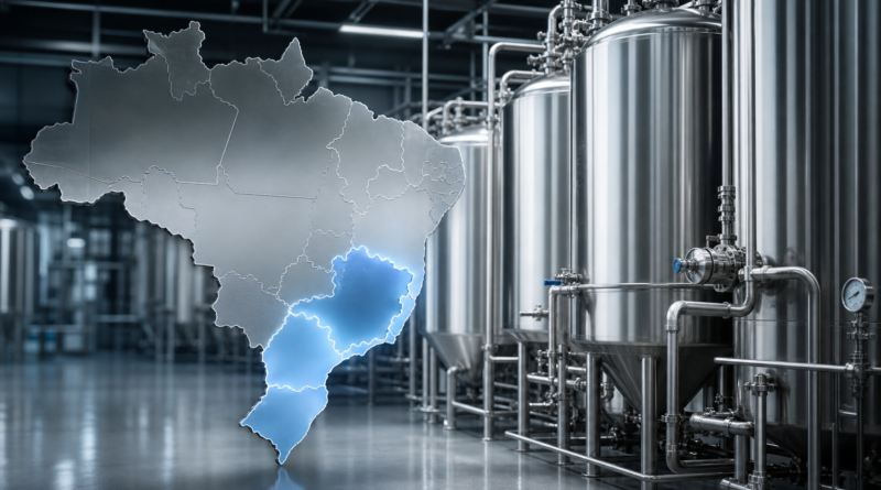 Mapas mostram concentração de cervejarias no Sudeste e no Sul do Brasil