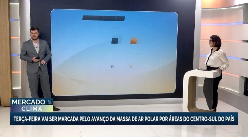 Massa de ar polar provoca queda de temperatura e geadas no Brasil