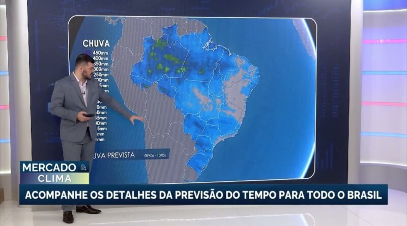 Nova frente fria traz chuvas para sul e sudeste do Brasil