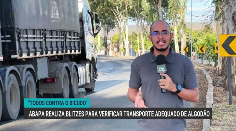 Abapa realiza blitzes no Oeste da Bahia para reforçar combate ao bicudo-do-algodoeiro