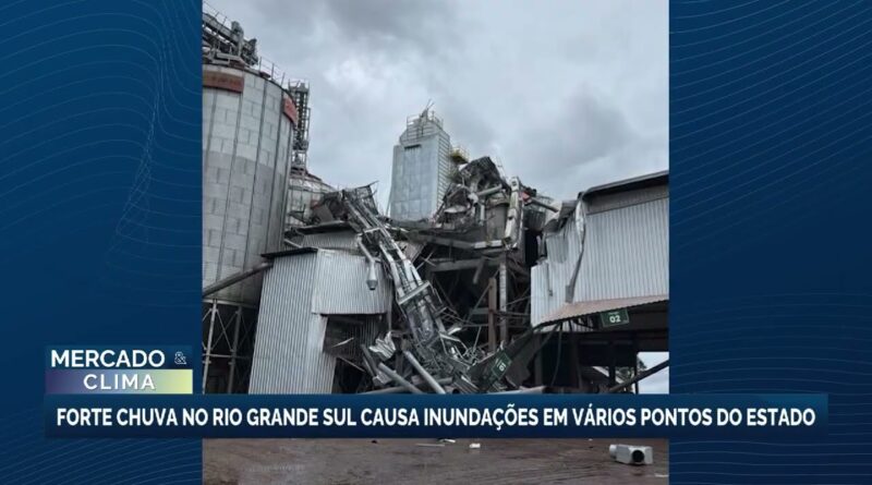 Chuvas intensas elevam nível do Rio Uruguai e geram alerta de inundação no RS