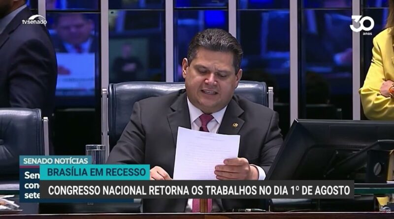 Congresso Nacional retoma atividades em agosto com pauta concentrada