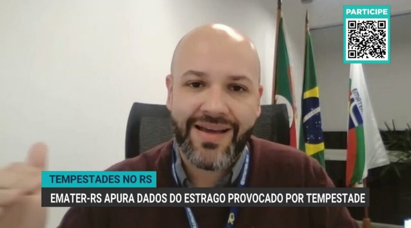 Emater/RS avalia danos causados por tempestades e tornados no estado