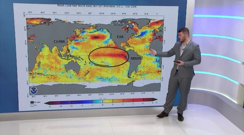 Intensificação do El Niño pode impactar clima e agricultura no Brasil
