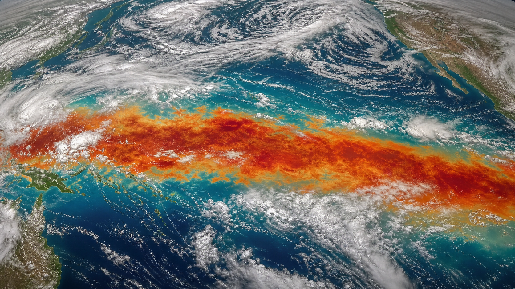 NOAA eleva para 81% a chance de El Niño muito forte no fim de 2026