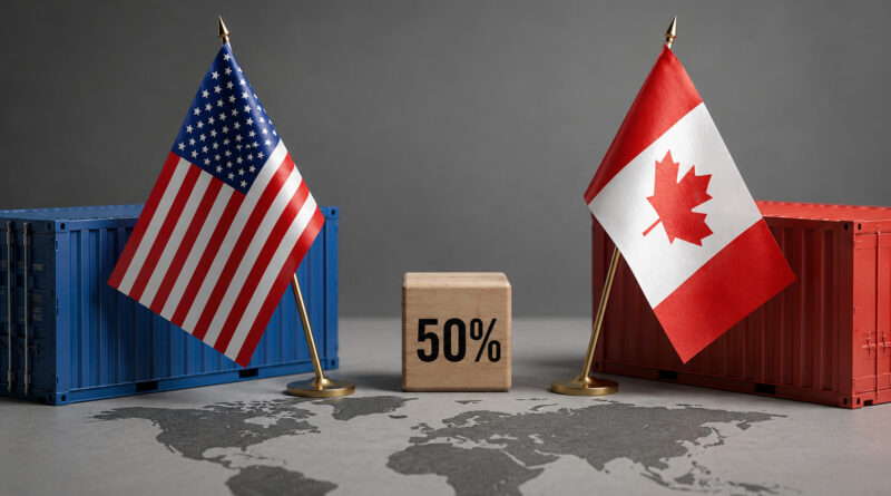 Donald Trump decidiu impor uma tarifa de 50% a um dos maiores aliados históricos dos Estados Unidos: o Canadá
