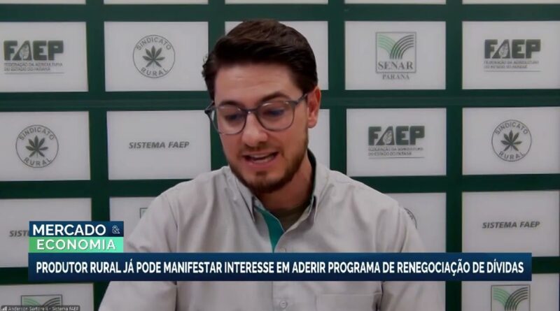 Produtores rurais podem manifestar interesse na renegociação de dívidas