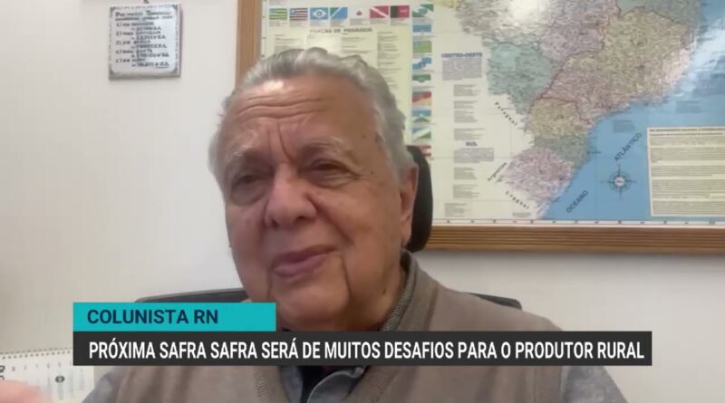 Roberto Rodrigues analisa desafios da safra 2026 com endividamento e clima