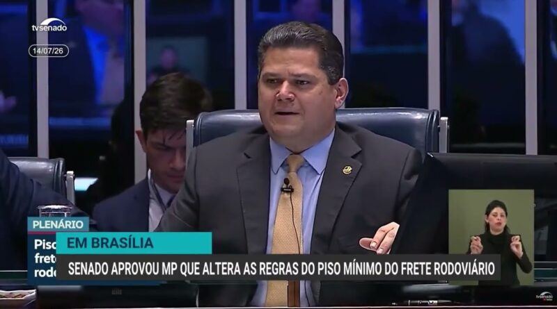 Senado aprova medida provisória que altera piso mínimo do frete rodoviário