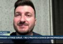 Tornado causa destruição em Giruá e preocupa produtores rurais