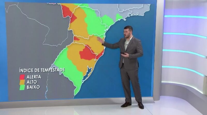 Ventos de 128 km/h e temporais afetam Porto Alegre e outras regiões