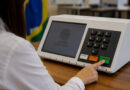 Imagem mostra urna eletrônica