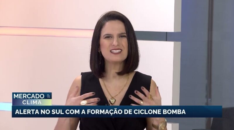 Ciclone bomba provoca alertas de temporais no sul do Brasil