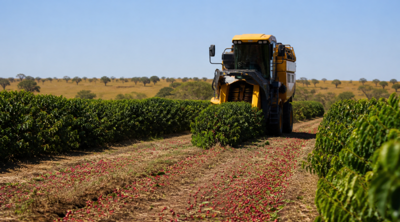 Colheita de café avança para 81% na área da Expocacer