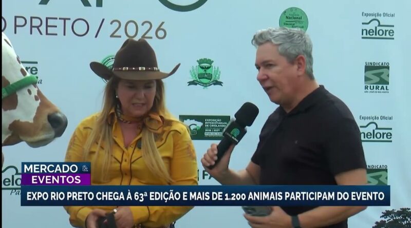 Expo Rio Preto inicia 63ª edição com mais de 1.200 animais de diversas raças