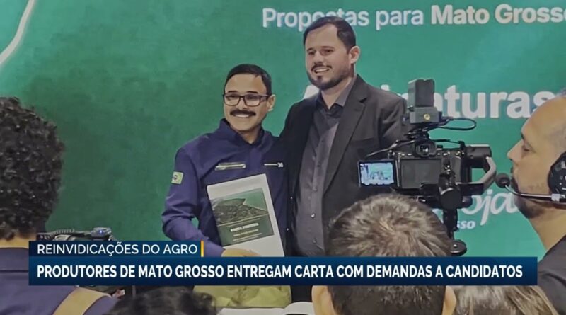 Produtores de Mato Grosso entregam carta com reivindicações aos candidatos ao governo