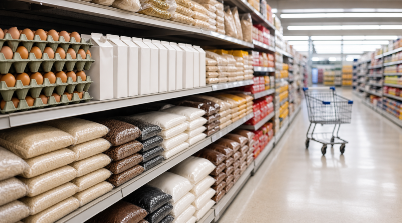 Ruptura em supermercados cai a 10,8% em julho e atinge menor nível em 12 meses