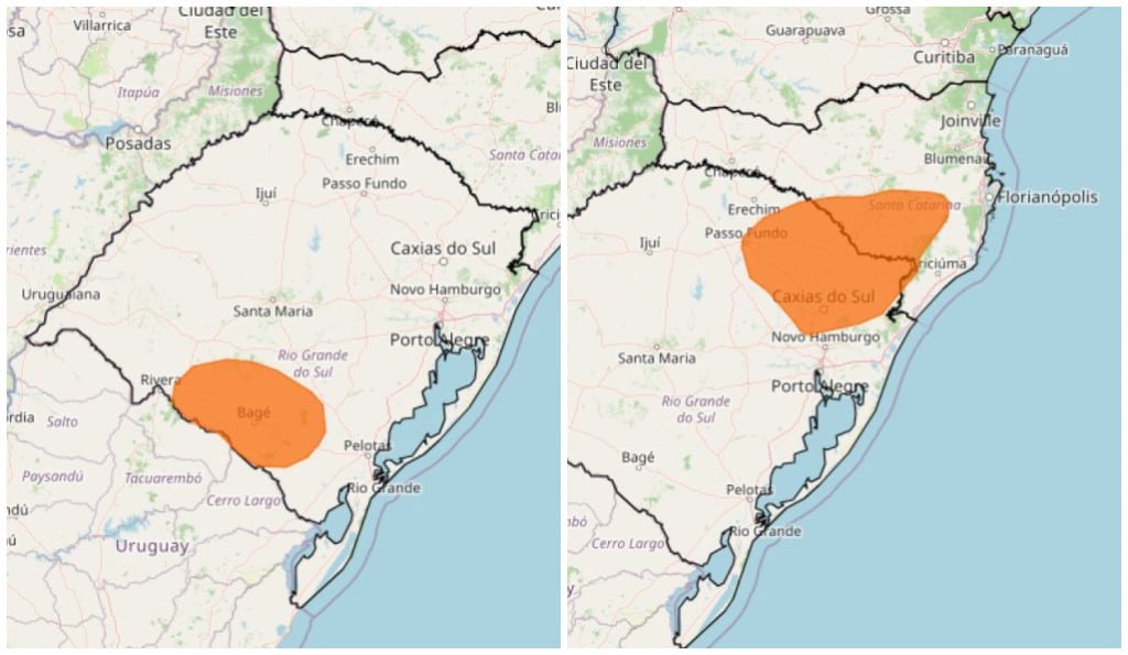 alerta de geada para o Sul do país